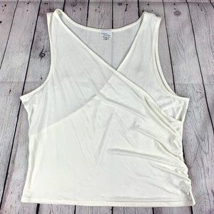 Madison & Berkeley NWOT V-Neck Criss Cross Tank